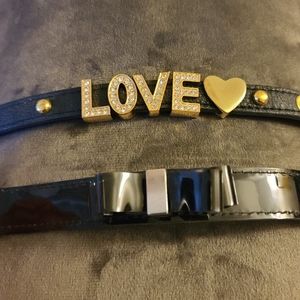 LOVE and Bow bracelets